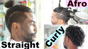 Cutting off your damaged hair to grow natural and healthy hair doesn't have to be traumatic, if you choose one of these totally trendy short afro hairstyles. From Curly To Afro To Straight Hair Men Hairstyles Josiphia Rizado Youtube