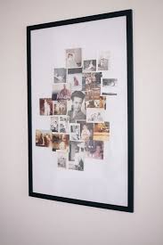 A plain picture frame is pretty boring, even if the picture itself is interesting. I Really Like This Idea Put A Collage Of Old Family Photos In A Large Frame With Plenty Of White Mat Framed Photo Collage Picture Collage Wall Picture Collage