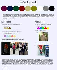 An /fa/ Color Guide or: How I Learned to Stop Worrying and Love 4chan's  effay : r/malefashionadvice