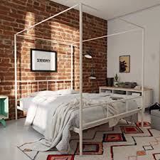 Beds & bed frames └ beds & mattresses └ furniture └ home & garden all categories food & drinks antiques art baby books, magazines business cameras cars, bikes, boats clothing, shoes & accessories skip to page navigation. Amazon Com Novogratz Marion Canopy Bed White Queen Furniture Decor