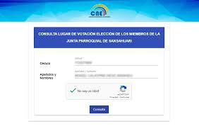 Consulta tu lugar de votación. Consulta El Lugar De Votacion Elecciones Genelaes 2021