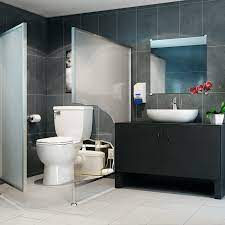 A motorized pump plugged into a gfi moves. Sanibest Pro The Best Solution To Install A Full Bathroom Saniflo