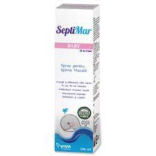 Septimar forte cu apa de mare hipertona este recomandat in mod special in cazul reducerii inﬂamatiilor cailor nazale si reducerea congestiei sinusurilor, rinite si in cazurile comune de raceala si gripa. Septimar Baby Spray Cu Apa De Mare 3 Luni 100 Ml Pret 12 9 Lei Farmacia La Pret Mic