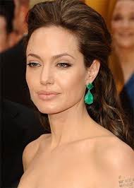 Celebrity Angelina Jolie Inspired, Famous Hollywood Star 100% Natural  Vibrant Green Emerald Earrings 18K Yellow Gold Vermeil, Emerald Jewels