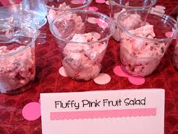 Juicy, ripe fresh fruit will add sweetness and another layer of flavor to your salad. Fluffy Pink Fruit Salad Love To Be In The Kitchen