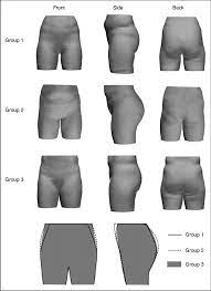 Involving one side of the body ipsilateral: Front And Side Silhouettes Of Three Body Shape Groups Download Scientific Diagram