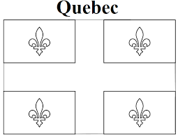 Click on the coloring page to open in a new window and print. Geography Blog Quebec Flag Coloring Page