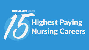 15 Highest Paying Nursing Careers Infographic