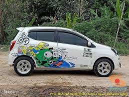 Ketinggian font minimal 0.7 cm. Kumpulan Foto Modifikasi Cutting Sticker Mobil Agya Dan Ayla Tahun 2020 Setia1heri Com