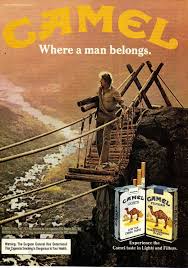 As the page turns an advertisement for camel cigarettes comes into sight. Cowboy Look Is The One I Sought Camel Cigarette Ads 1979 1989 2 Warps To Neptune