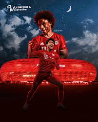 Football kits bayern munich wallpapers german football clubs german national team dfb team sea wallpaper fc bayern munich football design. Leroy Sane X Serge Gnabry Poster 2019 20 By Ghanibvb On Deviantart