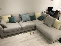 Large Grey Corner Sofa Nearly New For Sale In Highams Park Waltham Forest Preloved Large Grey Corner Sofa Grey Corner Sofa Corner Sofa
