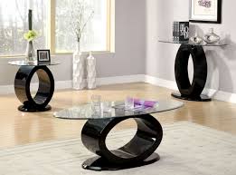Get 5% in rewards with club o! Newark Glass Oval Cocktail Table Glass Top End Tables Coffee Table Contemporary Coffee Table