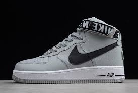 Black And Gold High Top Air Force Ones Nba X Nike Air Force 1 High Statement Game Flight Silver Black White 315121 044 Sneakers Men Fashion Mens Nike Shoes Sneakers