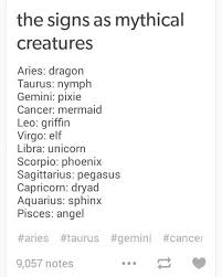 Lol That S Perfect Bc When I Was Younger I Went Into A Phase Where I Loved Mythology And Griffins Were Alwa Zodiac Signs Gemini Zodiac Sign Traits Zodiac Signs