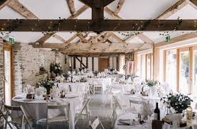 The wedding barn and loft can hold 120 people for a seated dinner. Camlad Barns