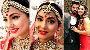 Hina khan and karan mehra are not married in real life. Hina Khan Secretly Married Boyfriend Rocky Jaiswal Wedding Picture Out Youtube