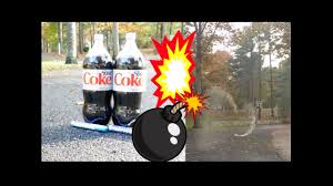 Diet Coke And Mentos Bomb Huge Explosion Youtube