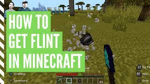 How to get flint in minecraft 1. How To Get Flint In Minecraft Youtube