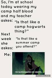 Me Tooo Fam I Also Wear A Pjo T Shirt To School And Ugh Percy Jackson Memes Percy Jackson Funny Percy Jackson