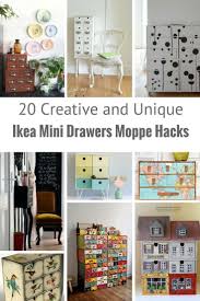 The Most Unique Ways To Hack Moppe Ikea Mini Drawers Crafts And More Diy Furniture Ikea Ikea Drawers