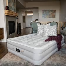 Insta Bed 18 In Queen Air Mattress Internal Pump Air Bed Bed Mattress