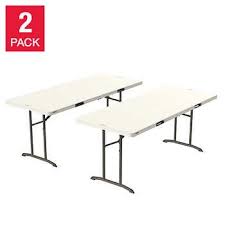 white folding tables & chairs costco