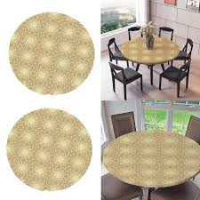 It's important that when shopping for a round tablecloth, you choose one that will be long enough to hang down on the sides. 2020 Heavy Duty Vinyl Round Fitted Tablecloth Table Cover With Flannel Backing Elasticized Tablecloths 1 2m A From Gralara 19 26 Dhgate Com