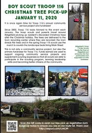 Hallmark vida greeting cards in spanish. Ridgefield Boy Scout Troop 116 Christmas Tree Pickup And Recycling