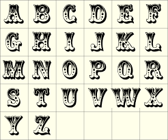 Font Circus Fonts Circus Font Clip Art Vintage Lettering Fonts