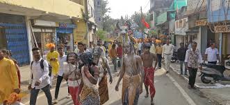 शिव पुराण कथा कलश शोभायात्रा में झांकियो का आकर्षक.. धूमधाम से हुआ तुलसा  विवाह का आयोजन.. जैन नन्हें मंदिर में मुनिश्री के सानिध्य में विधान ...