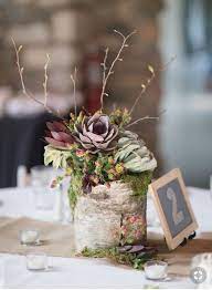 Birch Wedding Centerpiece Rustic Table Decor Rustic Wedding Etsy Birch Wedding Centerpieces Birch Wedding Decor Flower Centerpieces Wedding