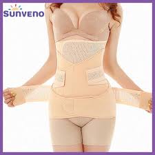 Waist Polyester Postpartum Abdominal Belt Recovery Belly Abdomen Pelvis Shapewear Breathable 3in1 Belly Special Of Cinturon De Maternidad Fajas Cintura Delgada