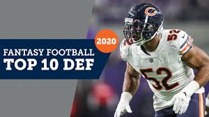 Decisions based on our exclusive analytical data. Fantasy Football 2020 Defense Special Teams Rankings Rsn