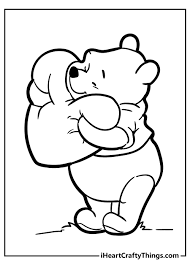 These alphabet coloring sheets will help little ones identify uppercase and lowercase versions of each letter. Winnie The Pooh Coloring Pages Updated 2021