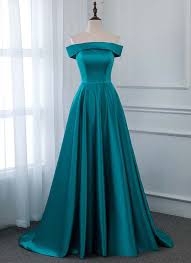 Turquoise Satin Strapless Long Bridesmaid Dress Prom Dress Turquoise Prom Dresses Prom Dresses Sleeveless Prom Dresses Blue