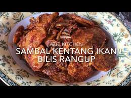 .sambal ketang ni yang best tahan lama dan dia tak lemau walau dah buka pack dia, lepas tu mudah tersedia. Sambal Kentang Ikan Bilis Rangup Youtube