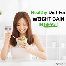 Diet For Weight Gain In 7 Days Being Happy Mom