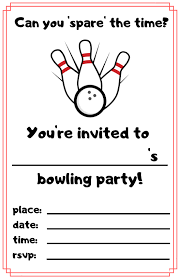 Simply select a template that you like, customize and download. Free Bowling Party Printables The Yellow Birdhouse