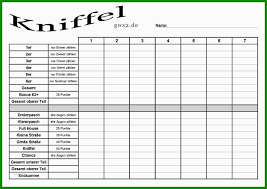 Kniffelblock ausdrucken kniffel vorlage kostenlos din a4. Kniffelzettel Online Ausfullen