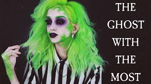 'beetlejuice' has always been one of my favorite films, and i wanted to create a body paint based on a different look, rather than the classic striped outfit we see him in and most of the film, she told gma. Beetlejuice Glam Makeup Tutorial Linabugz Youtube