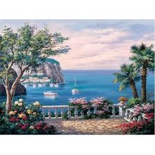 For more information and source, see on this link : Mosaik Diamond Pemandangan Tepi Laut Kota Pegunungan Bordir Tiga Dimensi 3d Diy Diamond Lukisan Pemandangan Alam Cc631 Berlian Lukisan Cross Stitch Aliexpress