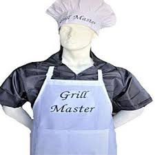 Check out durable and proficient chef cap for all types of commercial kitchens and catering purposes. X4jb7xg Chefskin Beautiful Grill Master Chef Apron Hat Professional Gift White Navy Bbq