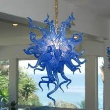 Small And Cheap Ocean Blue Glass Bedroom Art Deco Lighting Pendant Style Christmas Lights Hand Blown Glass American Style Chandelier Island Light Fixtures Contemporary Pendant Lights From Benstore1213 492 46 Dhgate Com