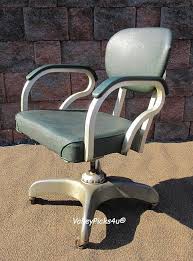 Vintage Industrial Machine Age Mid Century Emeco Aluminum Office Swivel Chair Swivel Office Chair Chair Antique Chairs