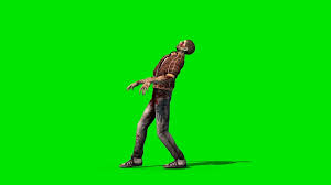 Zombie Walking Green Screen 3D Rendering... | Stock Video | Pond5