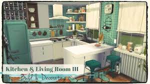Sims 4 Kitchen Living Room Iii Build Decoration Dinha Sims 4 Kitchen Sims 4 Cc Furniture Living Rooms Sims 4