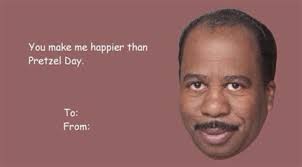 The same day, the tech news blog mashable highlighted several valentine's day cards found on tumblr (shown below, right). The Office Valentines Memes