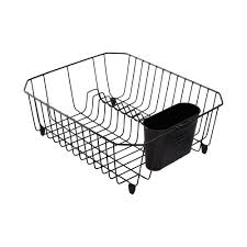 Ranking among the best dish rack models, this product by progressive, is exciting to use. Rubbermaid Dish Drainer Small Black Walmart Com Walmart Com