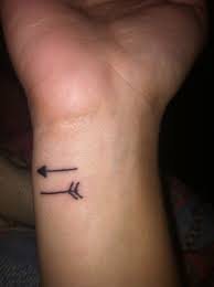 It represents an end to the war. Pin By Kim Schmitz On My Pins Arrow Tattoo On Wrist Wrist Tattoos For Women Tattoos